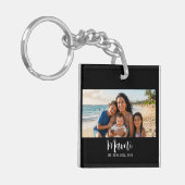 Mami Established Modern Script Photo Schlüsselanhänger (Vorderseite links)