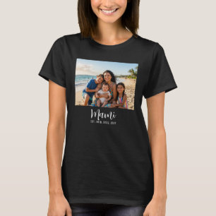 Mami Established Schrift Foto T-Shirt