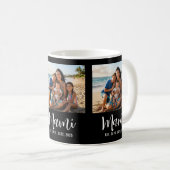 Mami Established Schrift Schwarz 3 Foto Kaffeetasse (VorderseiteRechts)