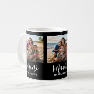 Mami Established Schrift Schwarz 3 Foto Kaffeetasse