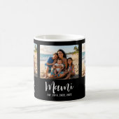 Mami Established Schrift Schwarz 3 Foto Kaffeetasse (Mittel)