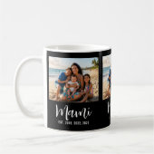 Mami Established Schrift Schwarz 3 Foto Kaffeetasse (Links)