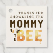 Mami für Bienchen Hummel Danke Baby Shower Geschenkanhänger (Vorderseite)