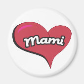 Mami Heart Magnet (Vorne)
