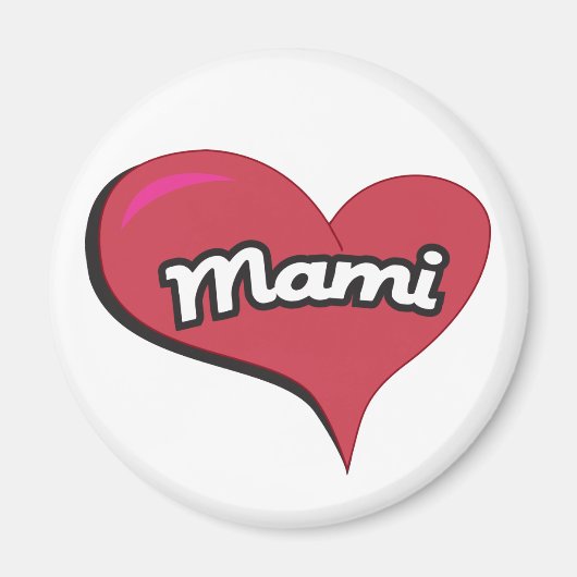 Mami Heart Magnet (Vorne)