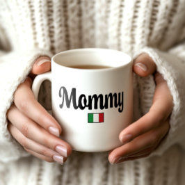 Mami-Italienische-Flagge-Tasse Kaffeetasse