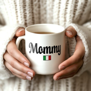 Mami-Italienische-Flagge-Tasse Kaffeetasse