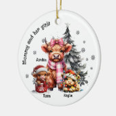 Mami Lieben seine Kinder (Jungs, Mädels) Keramik Ornament (Links)