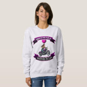 Mami liebt Motorräder Sweatshirt (Vorne ganz)