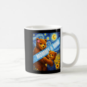 Mami & mini süßer Bär passend zum Muttertag Kaffeetasse