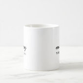 Mami Modern Mom Kinder Namen Muttertag Design Kaffeetasse (Mittel)