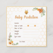 Mami muss Baby Shower Predication sein Begleitkarte (Vorderseite)