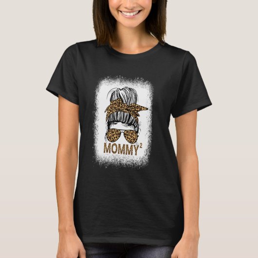 Mami of 2 Boys Girls zweites Mal Mutter Mommy 2 T-Shirt (Vorderseite)