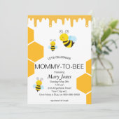 Mami soll eine Einladung für Babydusche sein (Stehend Vorderseite)