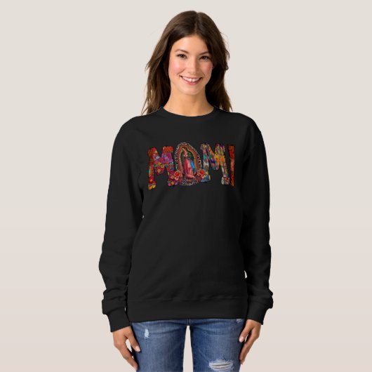 Mami Spanisch Mexikanisch Puerto Rico Mama Ehefrau Sweatshirt (Vorne ganz)