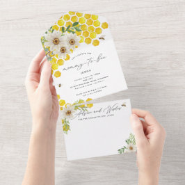Mami to be all in one Baby Shower Einladung