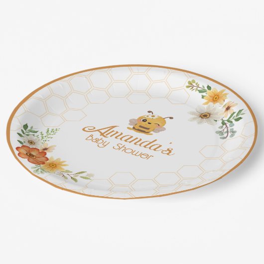 Mami to be Baby Shower Paper Teller (Schrägansicht)