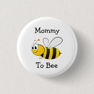 Mami to be Bumble Bee Baby Shower Button