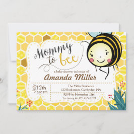 Mami to be Invitation - Bee Baby Shower Einladung