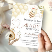 Mami to be Niedlich Bumble Bee Baby Shower Einladung