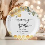 Mami to be stolble Bienenbaby Dusche Pappteller<br><div class="desc">Mommy to be Hummel Biene Babydusche Papier Teller Matching Artikel sind verfügbar.</div>