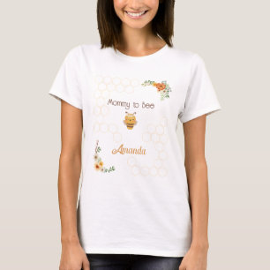 Mami to Bee Niedlicher T - Shirt, weil sie Mama er T-Shirt