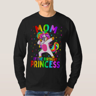 Mami von der Geburtstagsprinzessin Girl Dabbing Un T-Shirt