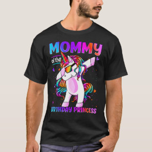 Mami von der Geburtstagsprinzessin Girl Dabbing Un T-Shirt