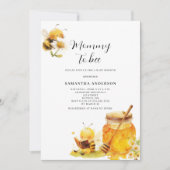 Mami wird eine neutrale Babydusche für die Geschle Einladung (Vorderseite)