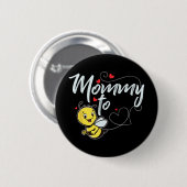Mami zu sein, um neue Mommy 2024 Mütter Tag Preg Button (Vorne & Hinten)