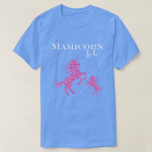 Mamicorn Unicorn Einhorn Schwangerschaft T-Shirt (Design vorne)