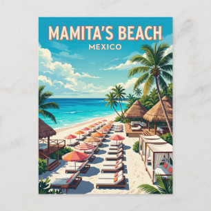 Mamita's Beach Club Mexiko Postkarte