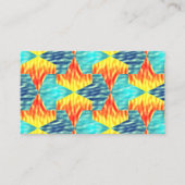 Mamluks Djinns Feuer- und Wassermuster Visitenkarte (Vorderseite)