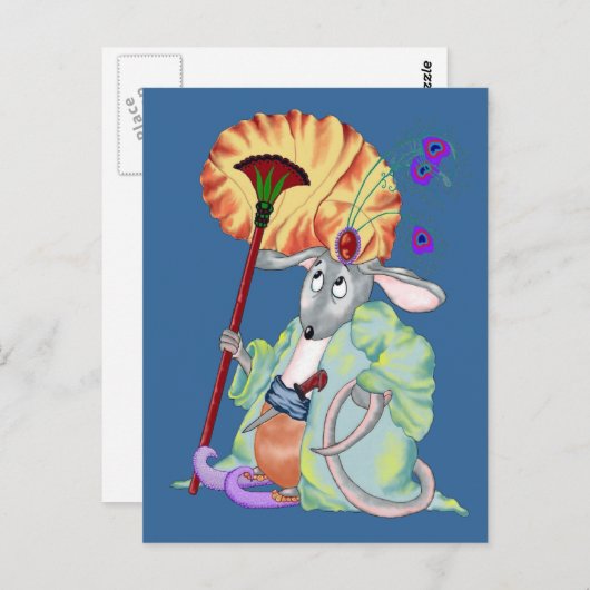 Mamluq Mouse Postkarte (Vorne/Hinten)