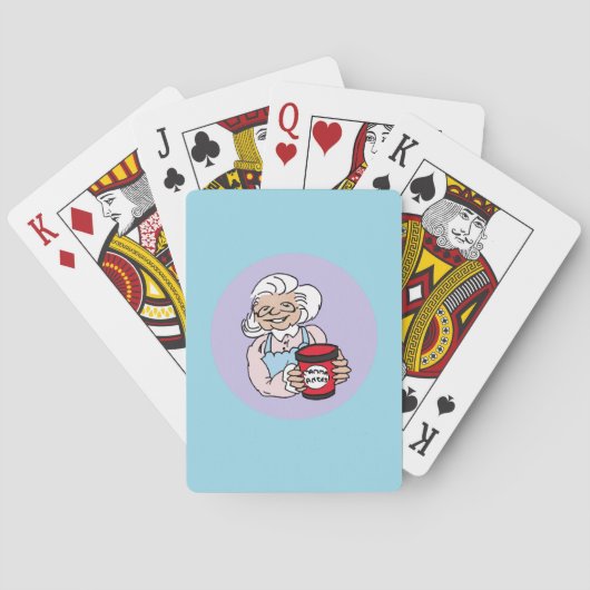 Mamma Antes kortlek Spielkarten (Rückseite)
