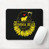 Mamma Bär Muttertag Sonnenblume Familie Mousepad (Mit Mouse)