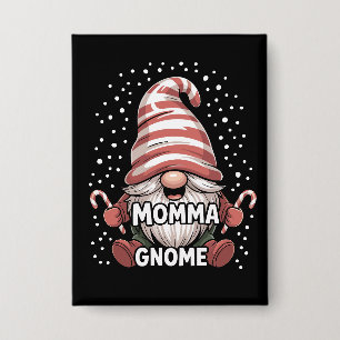 Mamma Gnom Weihnachts-Pyjama passende Familiengrup Button