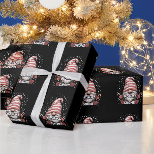 Mamma-Gnom-Weihnachts-Pyjama passende Familiengrup Geschenkpapier
