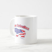 Mamma-Grizzly gestört Kaffeetasse (Vorderseite Links)