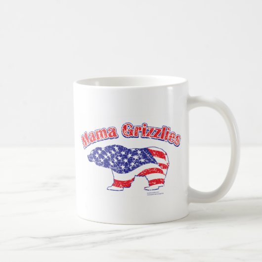 Mamma-Grizzly gestört Kaffeetasse (Rechts)