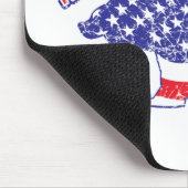Mamma-Grizzly gestört Mousepad (Ecke)