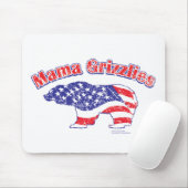 Mamma-Grizzly gestört Mousepad (Mit Mouse)