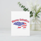 Mamma-Grizzly gestört Postkarte (Stehend Vorderseite)