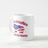 Mamma-Grizzly Kaffeetasse (Vorderseite Links)