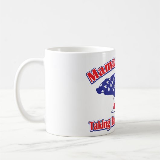 Mamma-Grizzly Kaffeetasse (Links)