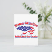 Mamma-Grizzly Postkarte (Stehend Vorderseite)