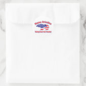 Mamma-Grizzly Runder Aufkleber (Tasche)