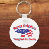 Mamma-Grizzly Schlüsselanhänger (Vorderseite)