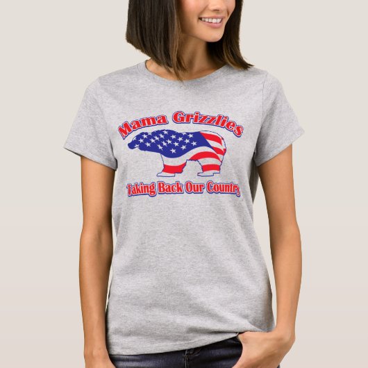 Mamma-Grizzly T-Shirt (Vorderseite)