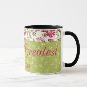 Mamma-Kaffee-Tasse der Trendy Blumenwelt bestste Tasse